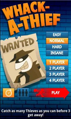 Ladda ner Whack a Thief: Android Arkadspel spel till mobilen och surfplatta.