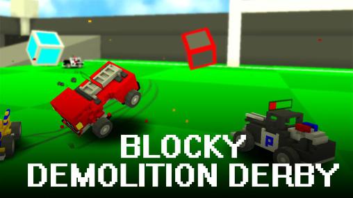Ladda ner Blocky demolition derby: Android Pixel art spel till mobilen och surfplatta.