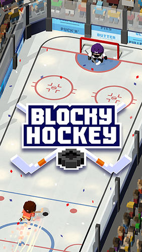 Ladda ner Blocky hockey: Ice runner: Android Hockey spel till mobilen och surfplatta.