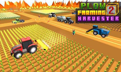Ladda ner Blocky plow farming harvester 2: Android Pixel art spel till mobilen och surfplatta.