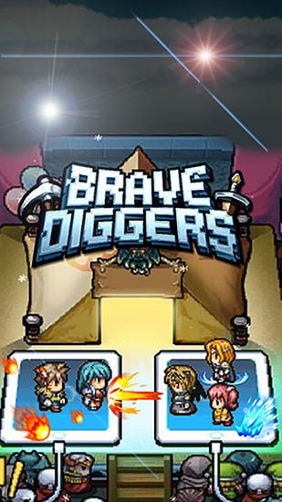 Ladda ner Brave diggers: Android Pixel art spel till mobilen och surfplatta.