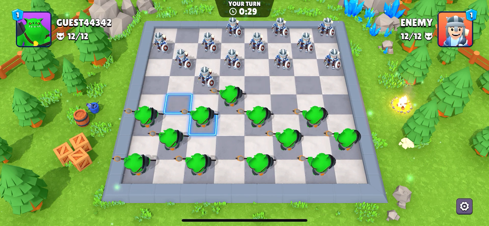 Checkers RPG: Online Battle