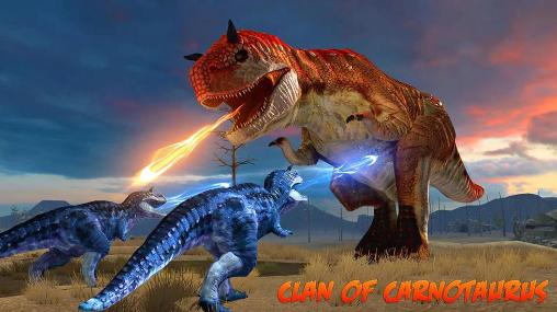 Ladda ner Clan of carnotaurus: Android Dinosaurs spel till mobilen och surfplatta.