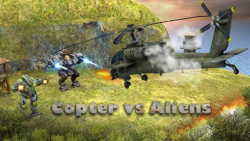Ladda ner Copter vs aliens: Android Helicopter spel till mobilen och surfplatta.