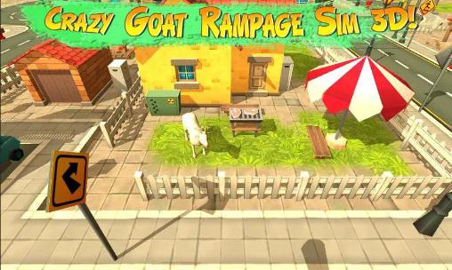 Ladda ner Crazy goat rampage sim 3D: Android Animals spel till mobilen och surfplatta.