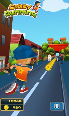 Ladda ner Crazy Running: Android Arkadspel spel till mobilen och surfplatta.