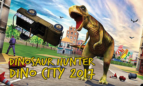 Ladda ner Dinosaur hunter: Dino city 2017: Android First-person shooter spel till mobilen och surfplatta.