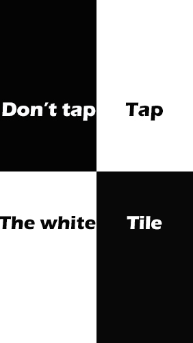 Ladda ner Don't tap the white tile: Android-spel till mobilen och surfplatta.