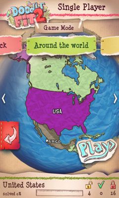 Ladda ner Doodle Fit 2: Around the World: Android Logikspel spel till mobilen och surfplatta.