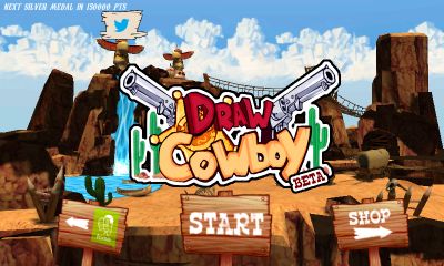 Ladda ner Draw, Cowboy!: Android Arkadspel spel till mobilen och surfplatta.