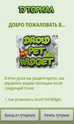 Ladda ner DroidPet Widget: Android Simulering spel till mobilen och surfplatta.