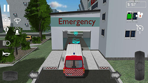Emergency ambulance simulator