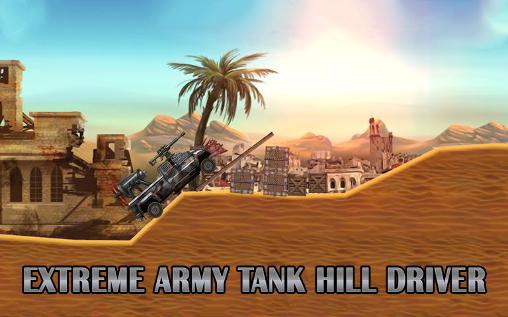 Ladda ner Extreme army tank hill driver: Android Hill racing spel till mobilen och surfplatta.