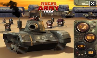 Ladda ner Finger Army 1942: Android-spel till mobilen och surfplatta.