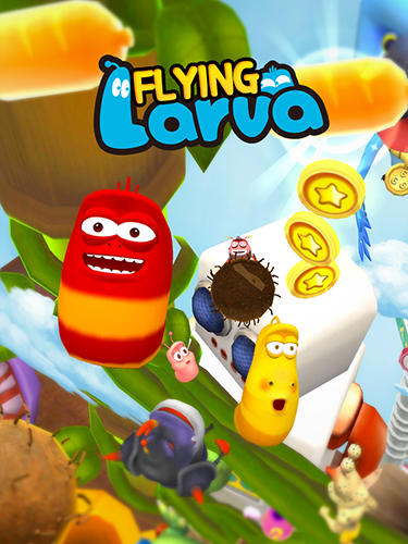 Ladda ner Flying larva: Android Jumping spel till mobilen och surfplatta.