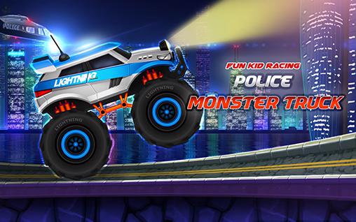 Ladda ner Fun kid racing: Police monster truck: Android Hill racing spel till mobilen och surfplatta.