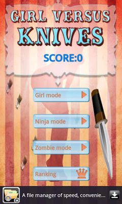 Ladda ner Girl Versus Knives: Android Simulering spel till mobilen och surfplatta.