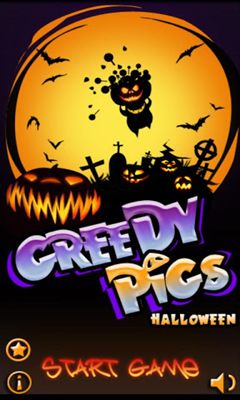 Ladda ner Greedy Pigs Halloween: Android Arkadspel spel till mobilen och surfplatta.