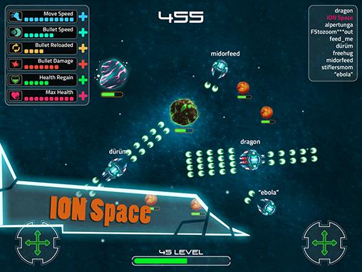 Ladda ner Ion space: Android Space spel till mobilen och surfplatta.