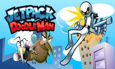 Ladda ner Jetpack Doodleman: Android Arkadspel spel till mobilen och surfplatta.