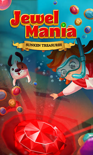Ladda ner Jewel mania: Sunken treasures: Android Match 3 spel till mobilen och surfplatta.