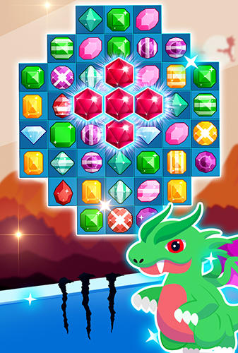 Jewels legend: Island of puzzle. Jewels star gems match 3
