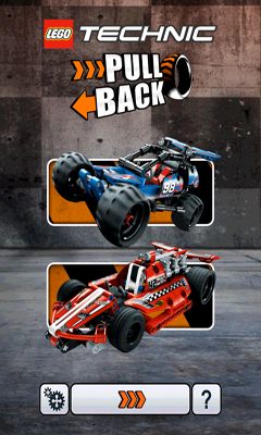 Ladda ner LEGO Pullback Racers: Android Racing spel till mobilen och surfplatta.