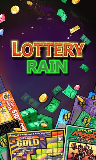 Lottery rain. Lottery rich man