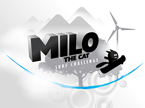 Ladda ner Milo the cat: Surf challenge: Android Runner spel till mobilen och surfplatta.