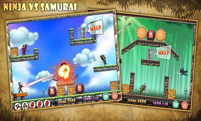 Ladda ner Ninja vs Samurais: Android Arkadspel spel till mobilen och surfplatta.