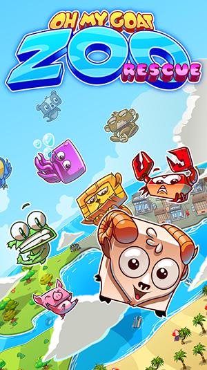 Ladda ner Oh my goat: Zoo rescue: Android Match 3 spel till mobilen och surfplatta.