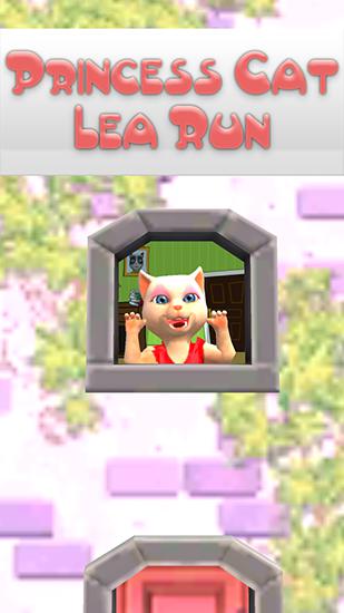 Ladda ner Princess cat Lea run: Android For kids spel till mobilen och surfplatta.