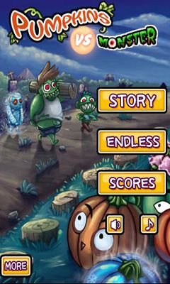 Ladda ner Pumpkins VS Monster: Android Strategispel spel till mobilen och surfplatta.