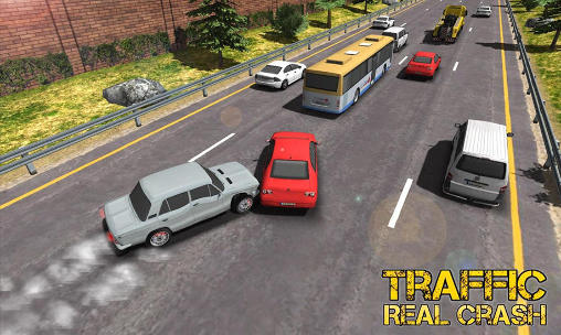 Ladda ner Real racer crash traffic 3D: Android 3D spel till mobilen och surfplatta.
