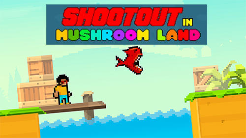 Ladda ner Shootout in Mushroom land: Android Pixel art spel till mobilen och surfplatta.