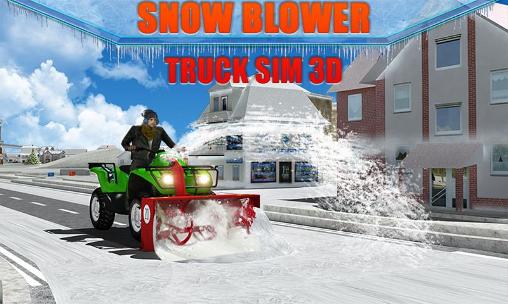 Snow blower: Truck sim 3D