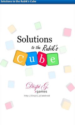 Ladda ner Solutions to the Rubik's Cube: Android-spel till mobilen och surfplatta.