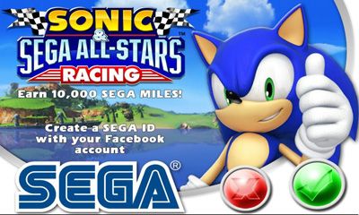 Ladda ner Sonic & SEGA All-Stars Racing: Android Racing spel till mobilen och surfplatta.