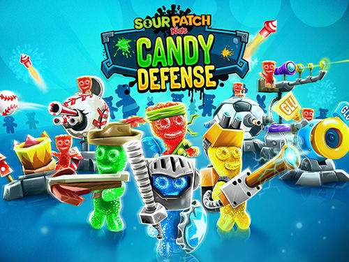 Ladda ner Sour patch kids: Candy defense på Android 4.4 gratis.