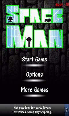 Ladda ner Space Man: Android Arkadspel spel till mobilen och surfplatta.