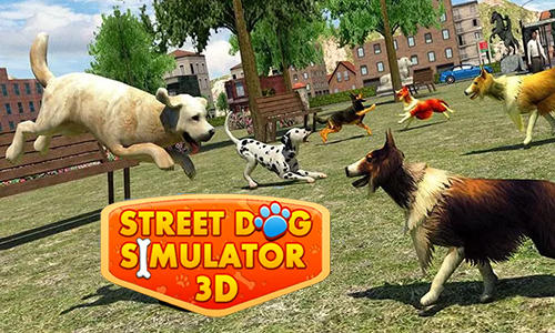 Ladda ner Street dog simulator 3D: Android Animals spel till mobilen och surfplatta.