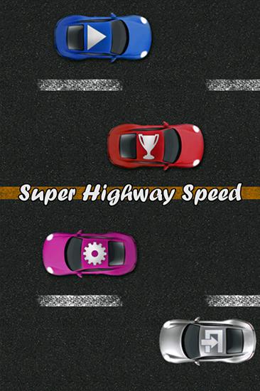 Ladda ner Super highway speed: Car racing: Android Track racing spel till mobilen och surfplatta.