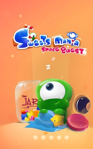 Ladda ner Sweet mania: Space quest. Game candies three in a row på Android 4.0.4 gratis.