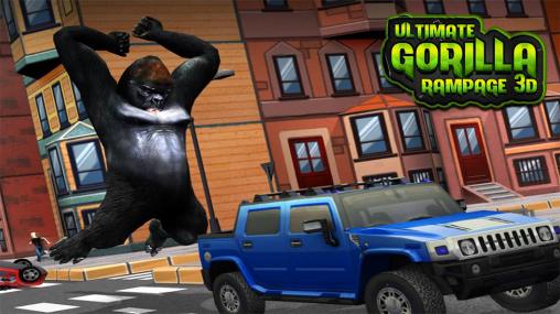 Ladda ner Ultimate gorilla rampage 3D: Android Animals spel till mobilen och surfplatta.