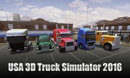 Ladda ner USA 3D truck simulator 2016: Android  spel till mobilen och surfplatta.