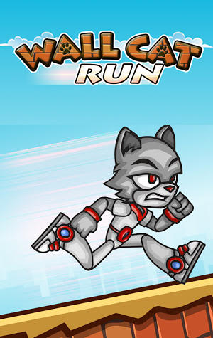 Ladda ner Wall cat run: Android Jumping spel till mobilen och surfplatta.