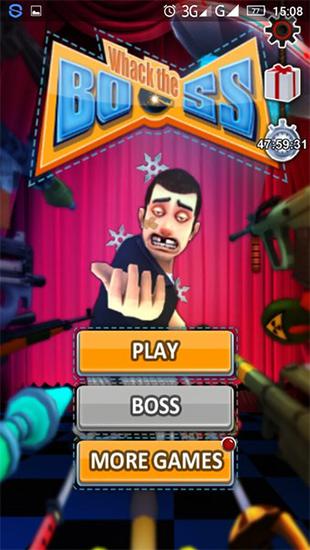 Ladda ner Whack the boss: Android Funny spel till mobilen och surfplatta.