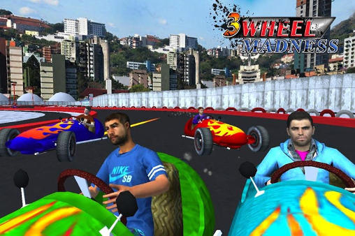 Ladda ner 3 wheel madness. 3D Car race: Android Racing spel till mobilen och surfplatta.