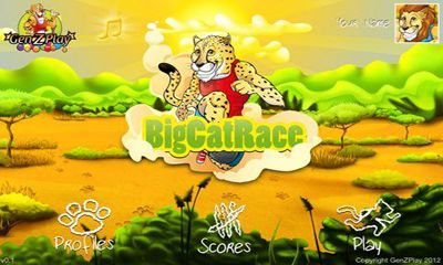 Ladda ner Big Cat Race: Android Racing spel till mobilen och surfplatta.