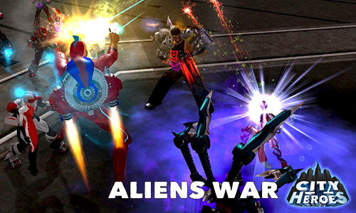 Ladda ner City heroes 3D: Aliens war: Android  spel till mobilen och surfplatta.